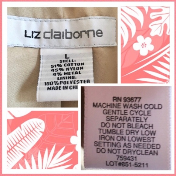 Liz Claiborne Light Tan Mid Length Coat - Picture 7 of 8